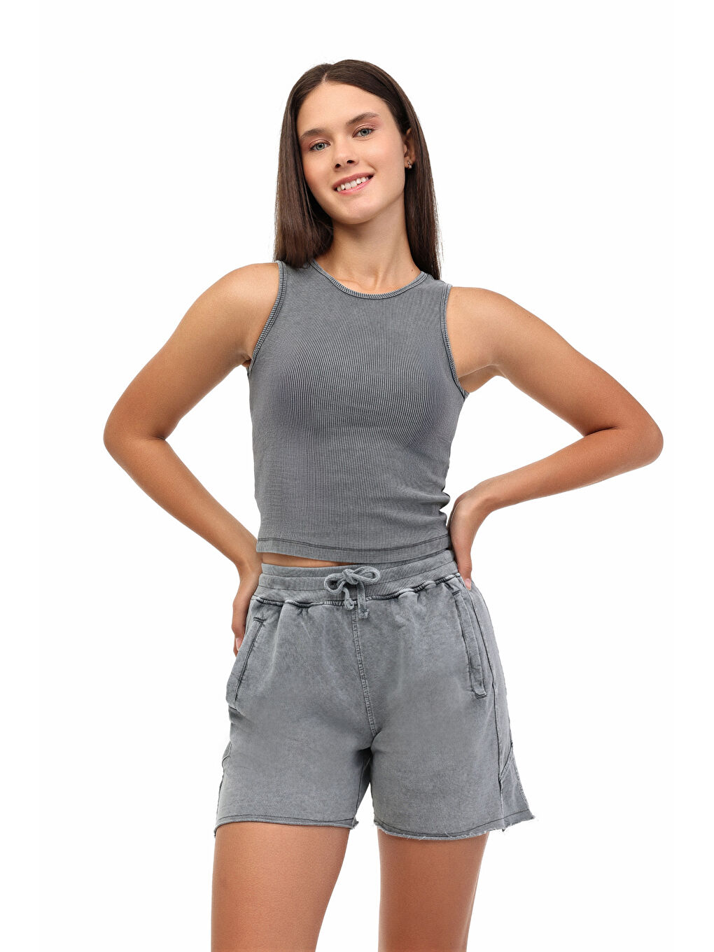 WL CARE 10SY786 5FX Gri Kadın Atlet