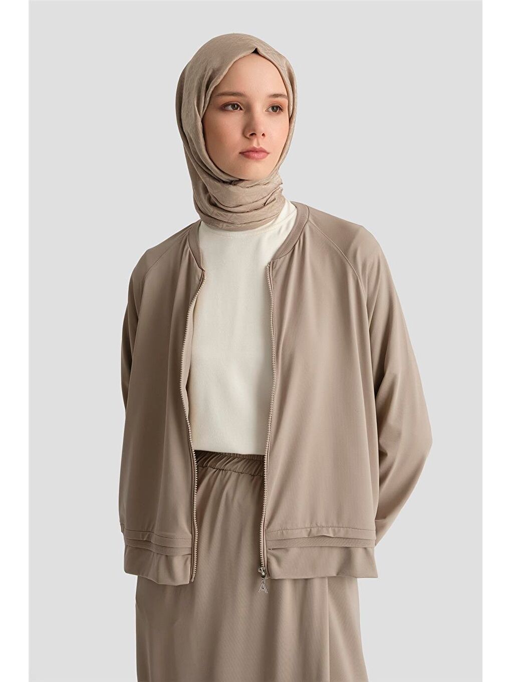 Bej Örme Takım 25Yd6026 Vizon-1