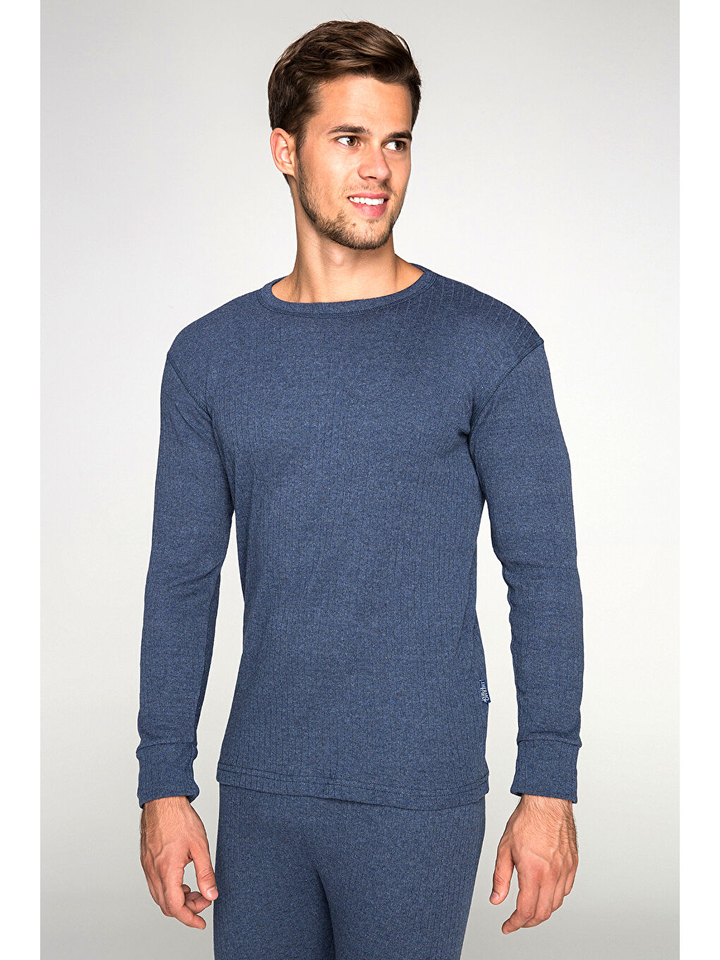 Lacivert Soft Unisex Uzun Kol Fanila LACİVERT-2