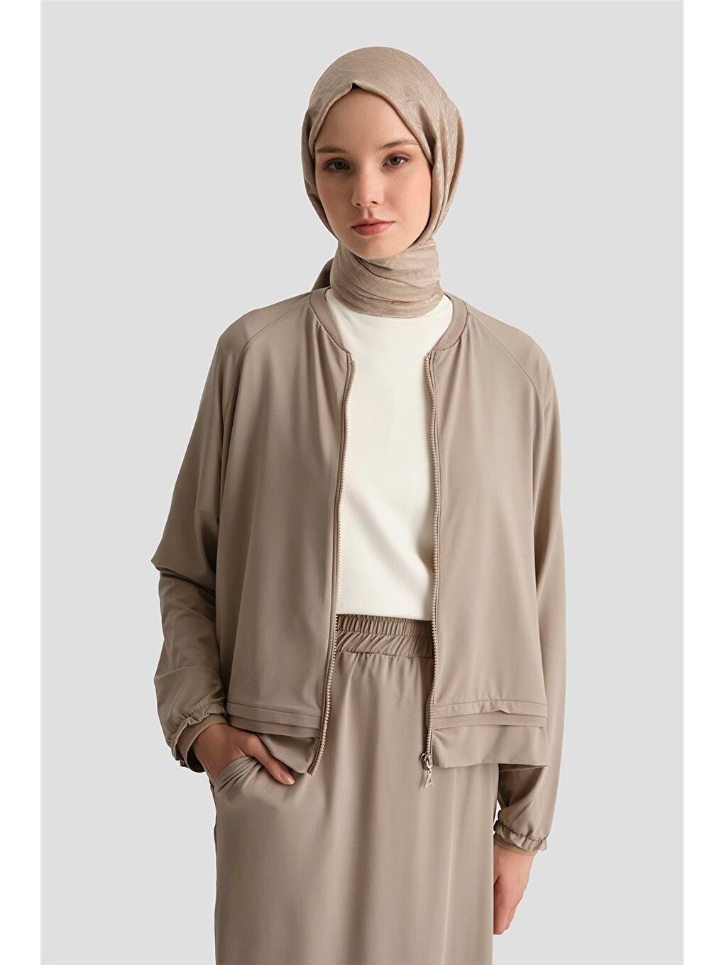 Bej Örme Takım 25Yd6026 Vizon-2