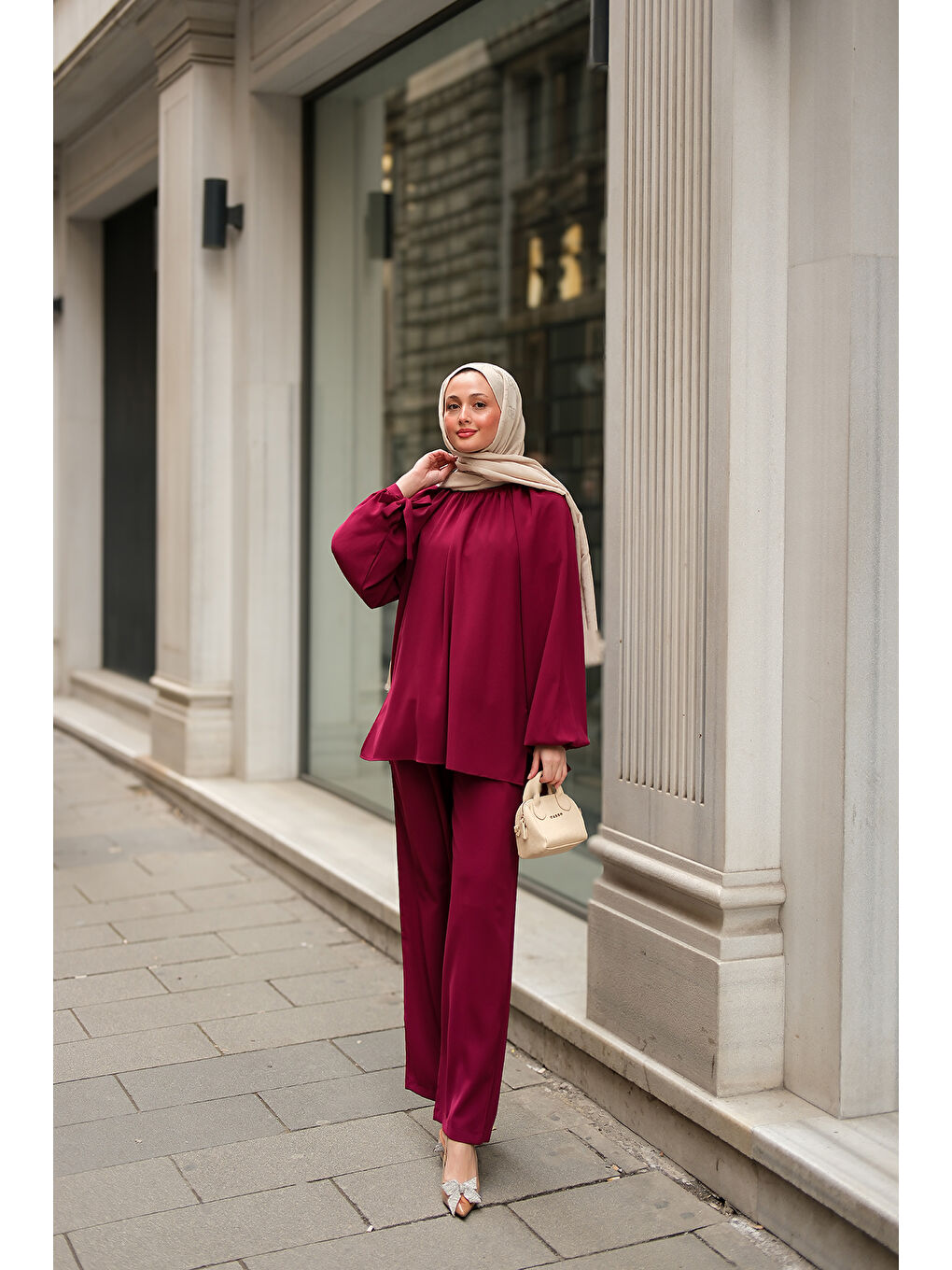 Kadın Linda Takım Mürdüm-2