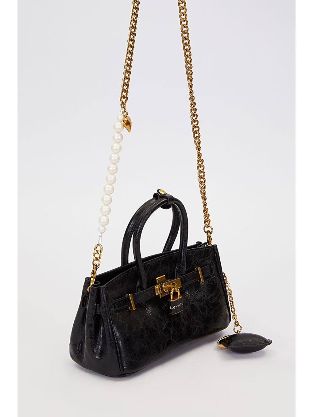 Charm Detaylı Premium Çanta 930562 Siyah-2