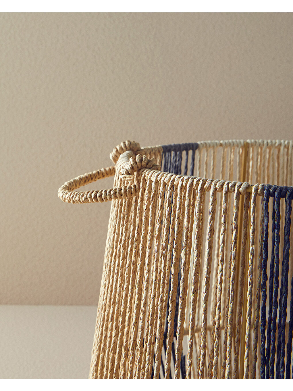 Venice Örgü Sepet Natural-Siyah-2