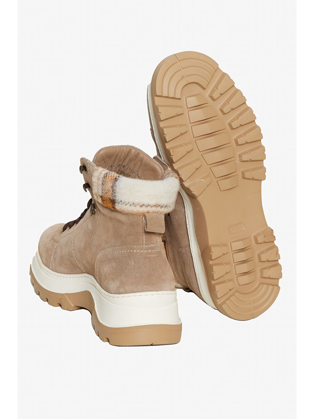 Erkek Bej %100 Deri Bot-3