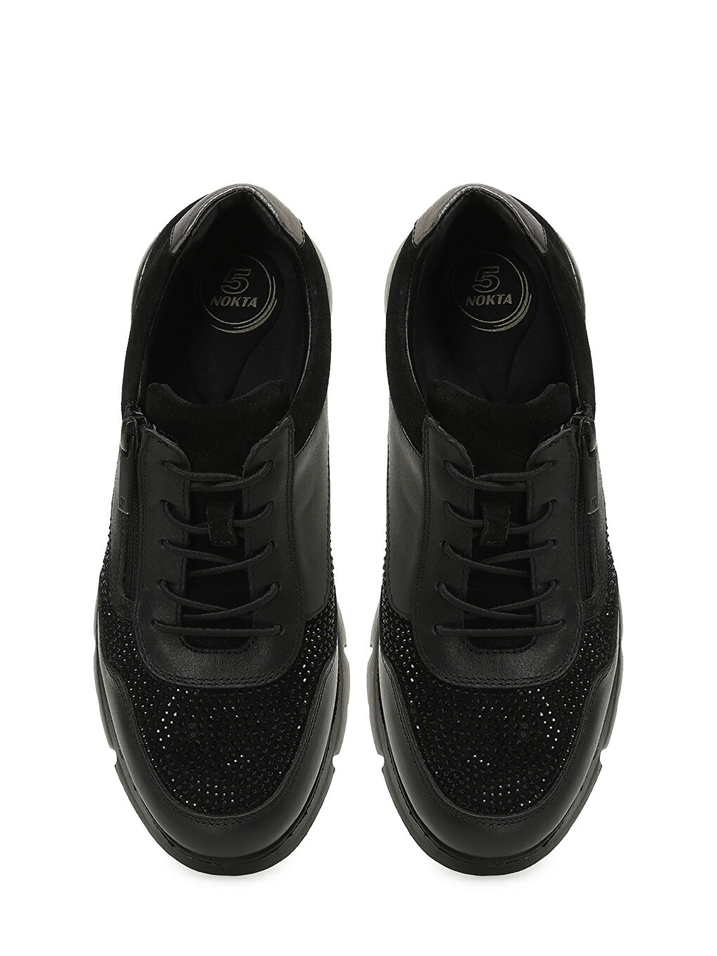 105611.Z5PR Siyah Kadın Dolgu Ayakkabı-3