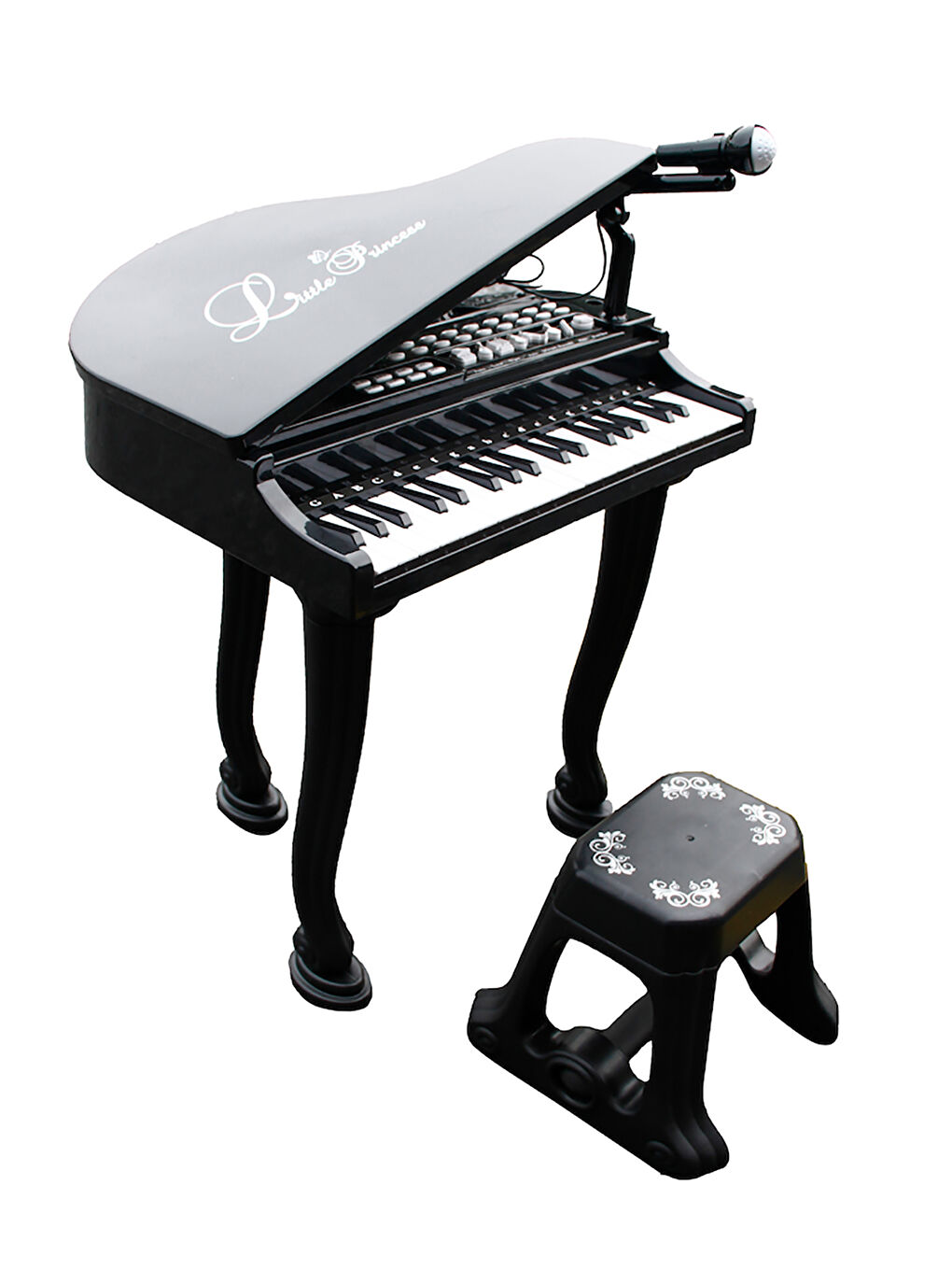 Mikrofonlu 37 Tuşlu Mp3 Çalar Piyano Siyah