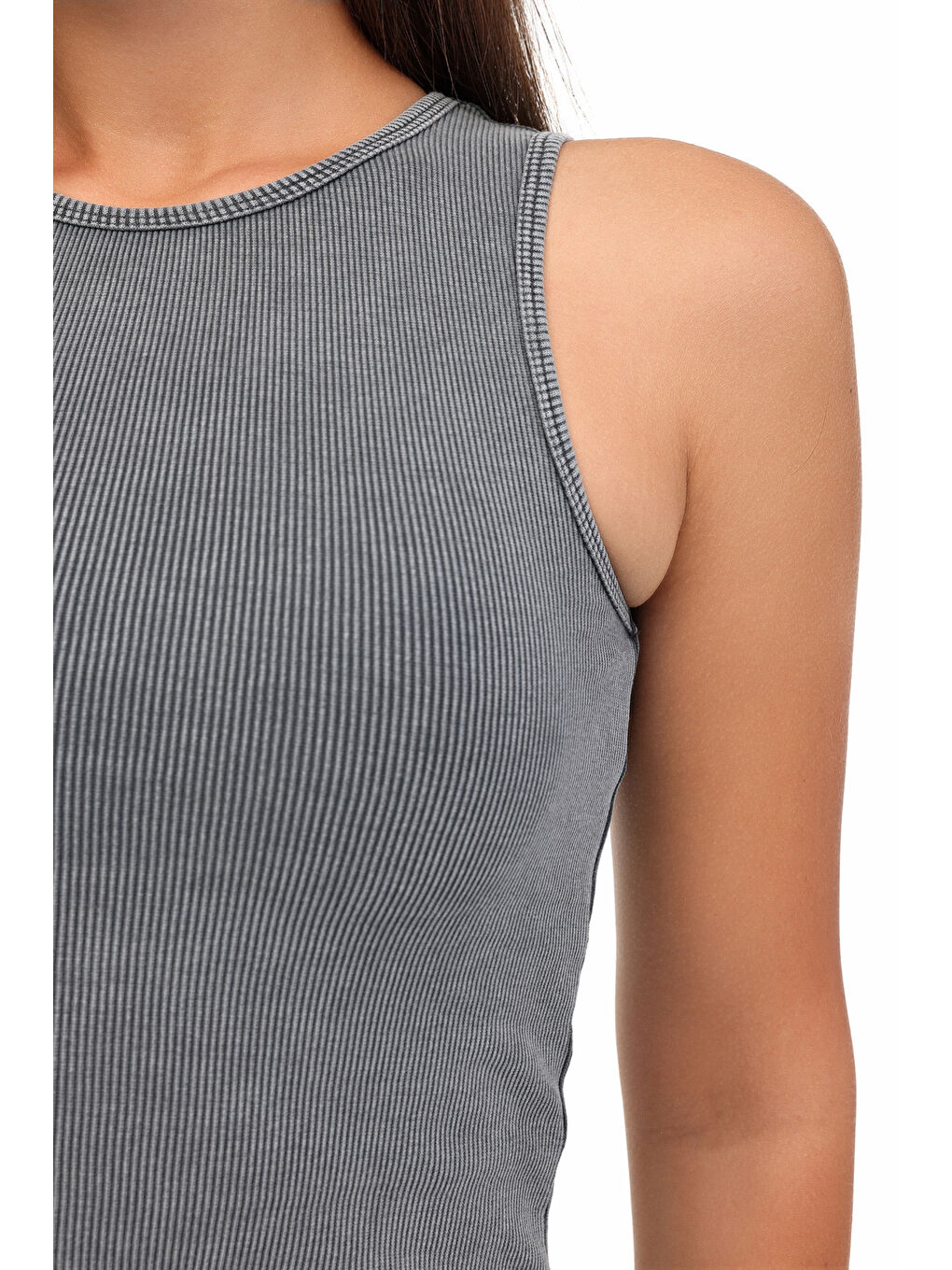 WL CARE 10SY786 5FX Gri Kadın Atlet-3