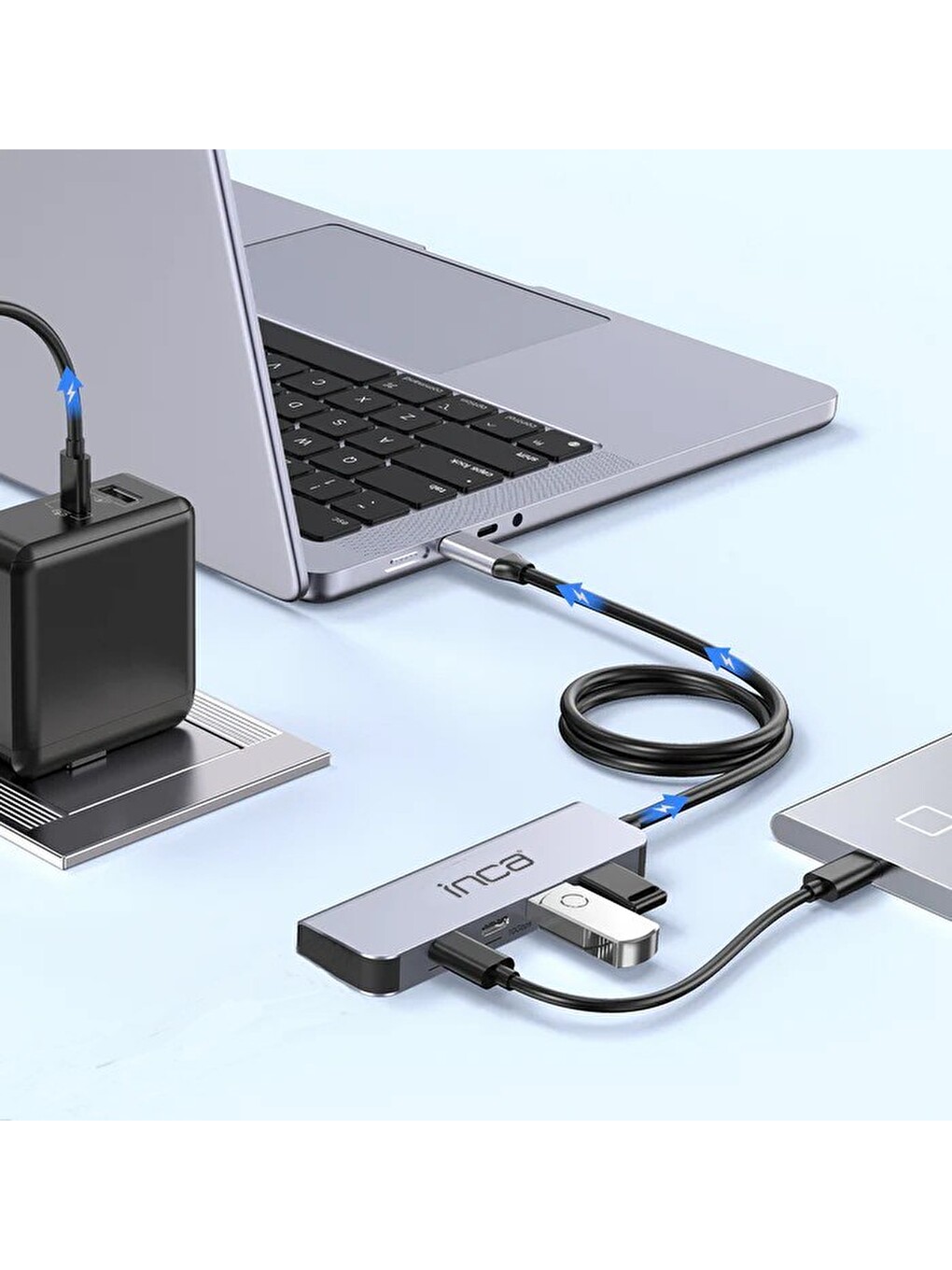 Itpt-4tx 4 Port Type-c 3.1 10gbps Type-c Çoklayıcı-5