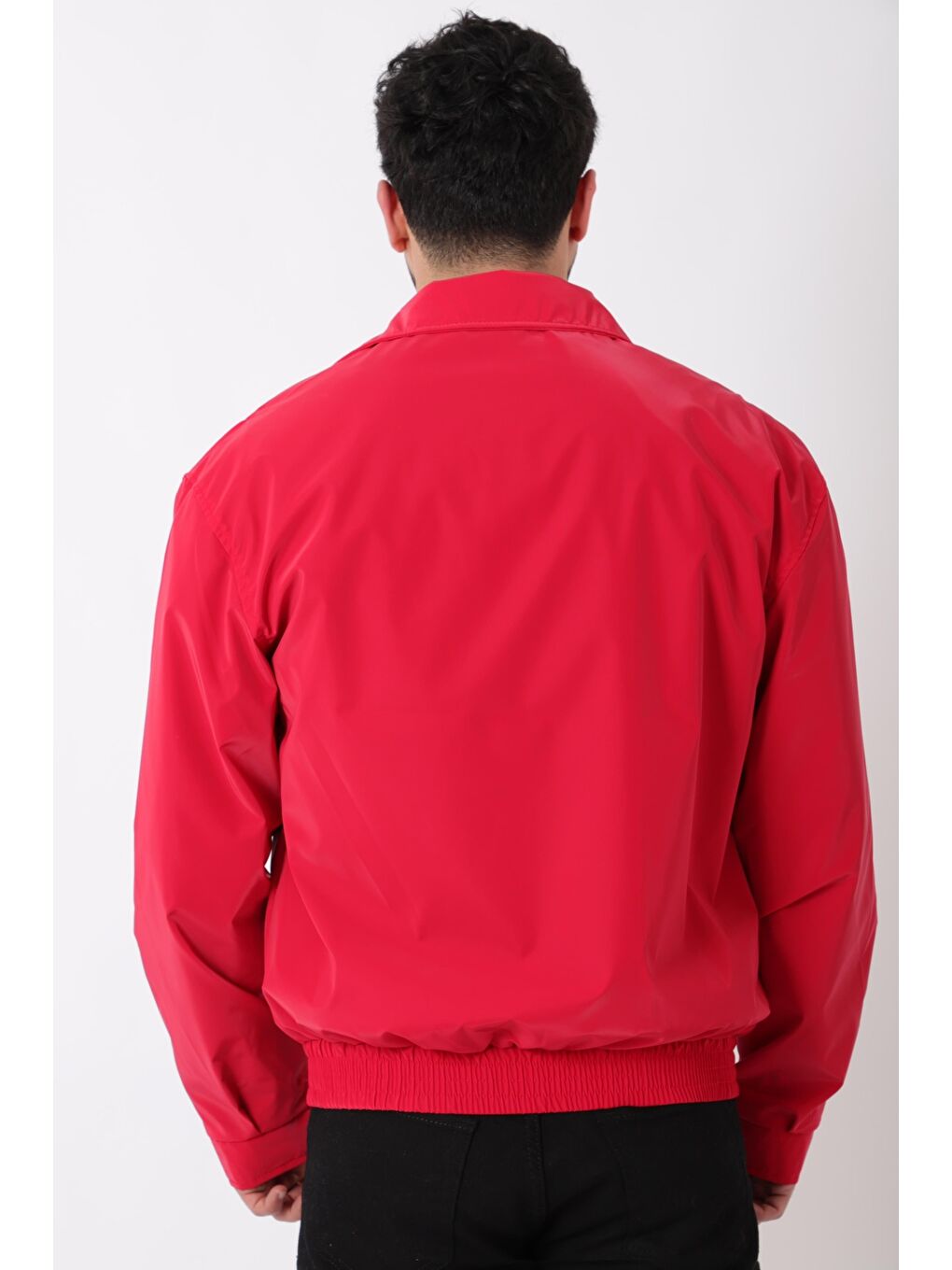 Kırmızı Yakalı Bel Lastikli Nova Mevsimlik Mont BL 1811_60326-4