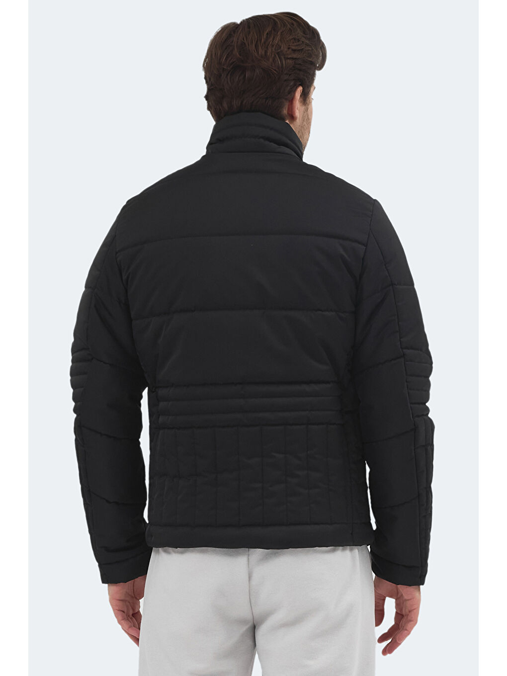 BLANCO Erkek Dik Yaka Slim Fit Siyah Mont & Kaban-2