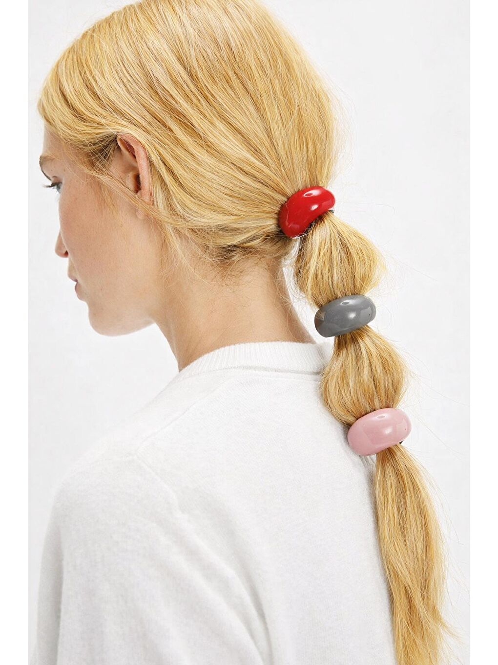 Karışık Akrilik Lastikli Toka 3 Lü Paket-2