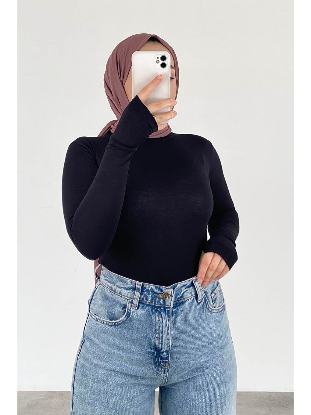 Eldiven Detaylı Body Siyah-2