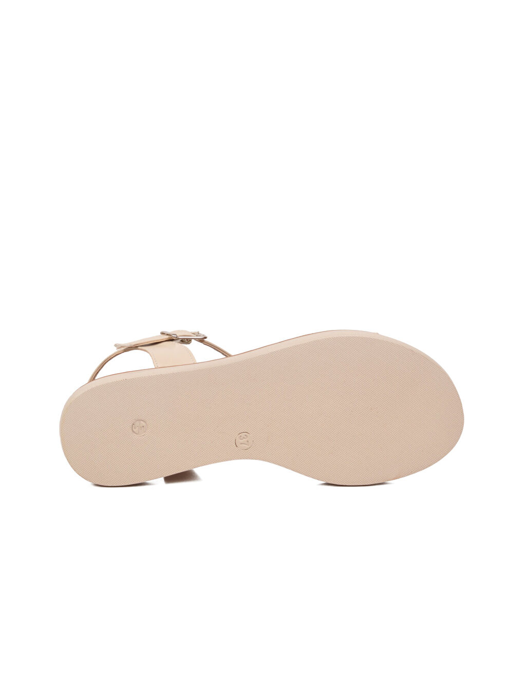 Bej Hafif Yumuşak Taban Kadın Sandalet 335333 Z-4