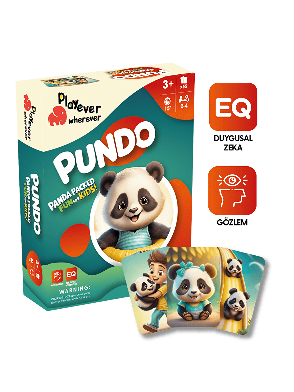 Pundo Deluxe, Duygusal Zekayı Geliştiren Kart Oyunu (3-5 Yaş)-1