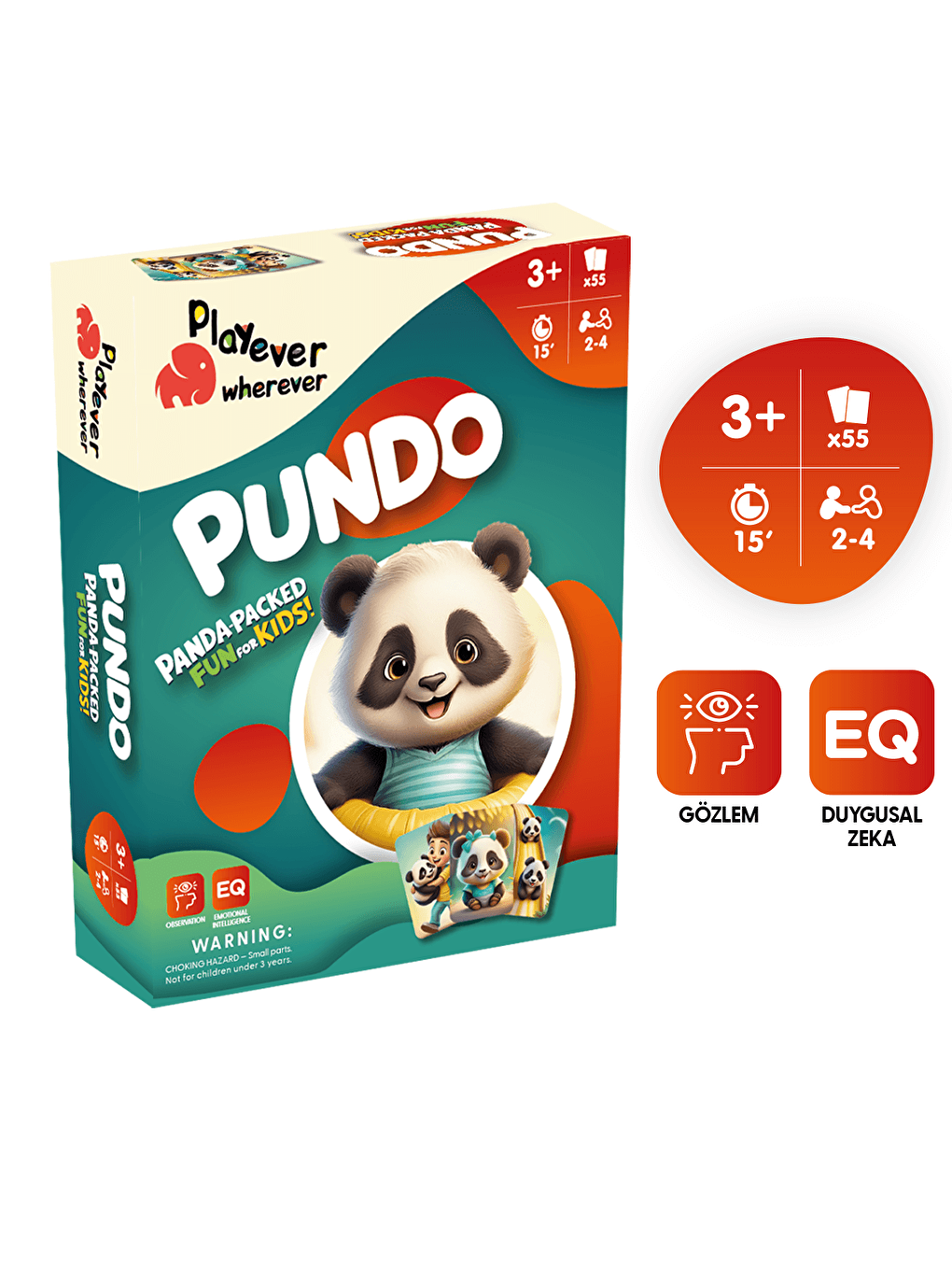 Pundo Deluxe, Duygusal Zekayı Geliştiren Kart Oyunu (3-5 Yaş)-2