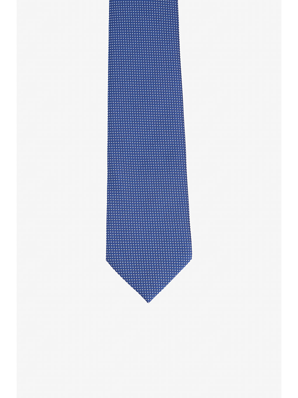 Erkek Lacivert-Mavi Desenli Kravat-1