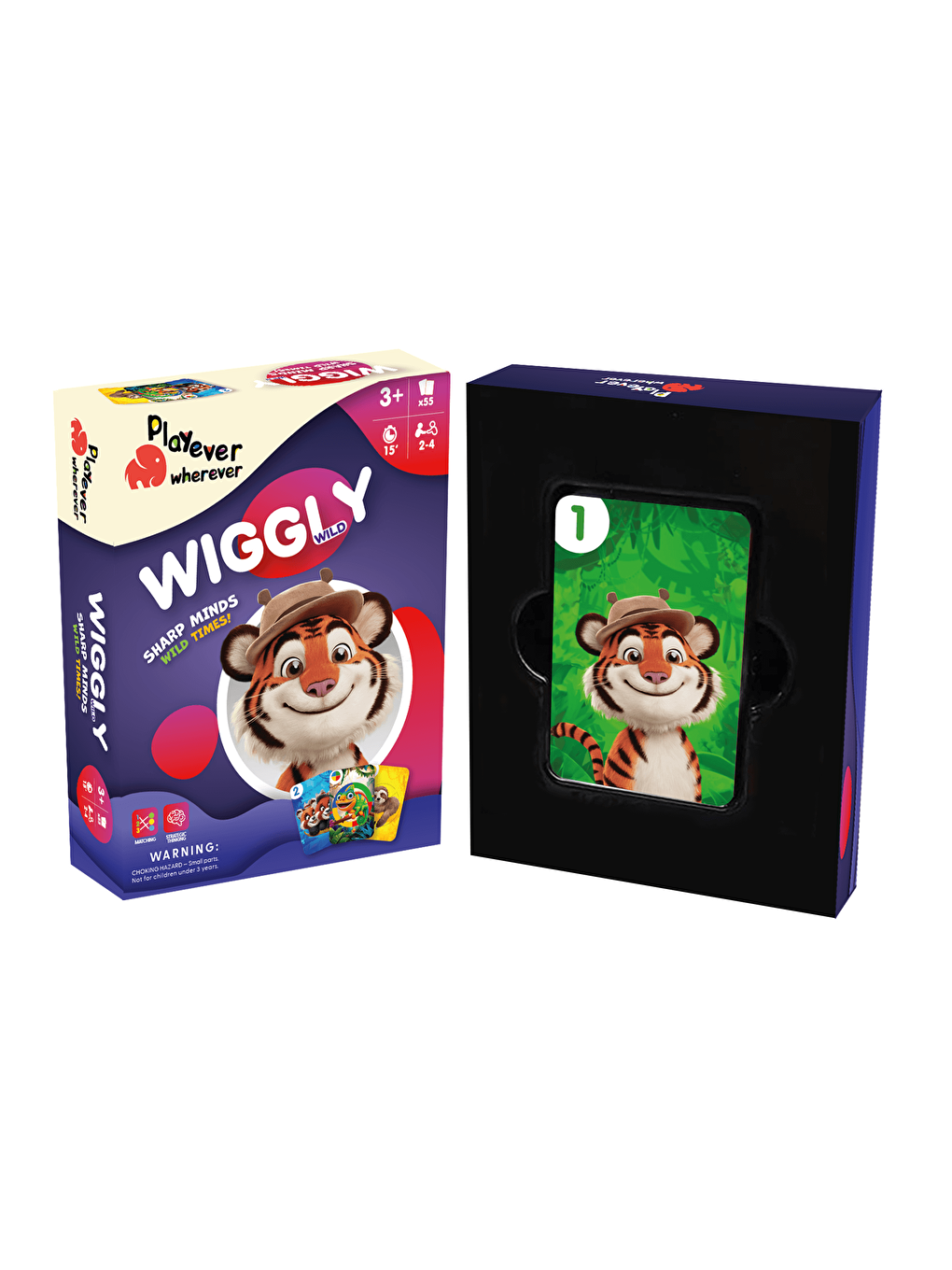 Wiggly Wild Deluxe, Renk ve Sayı Eşleştirme Kart Oyunu (3-6 Yaş)-3