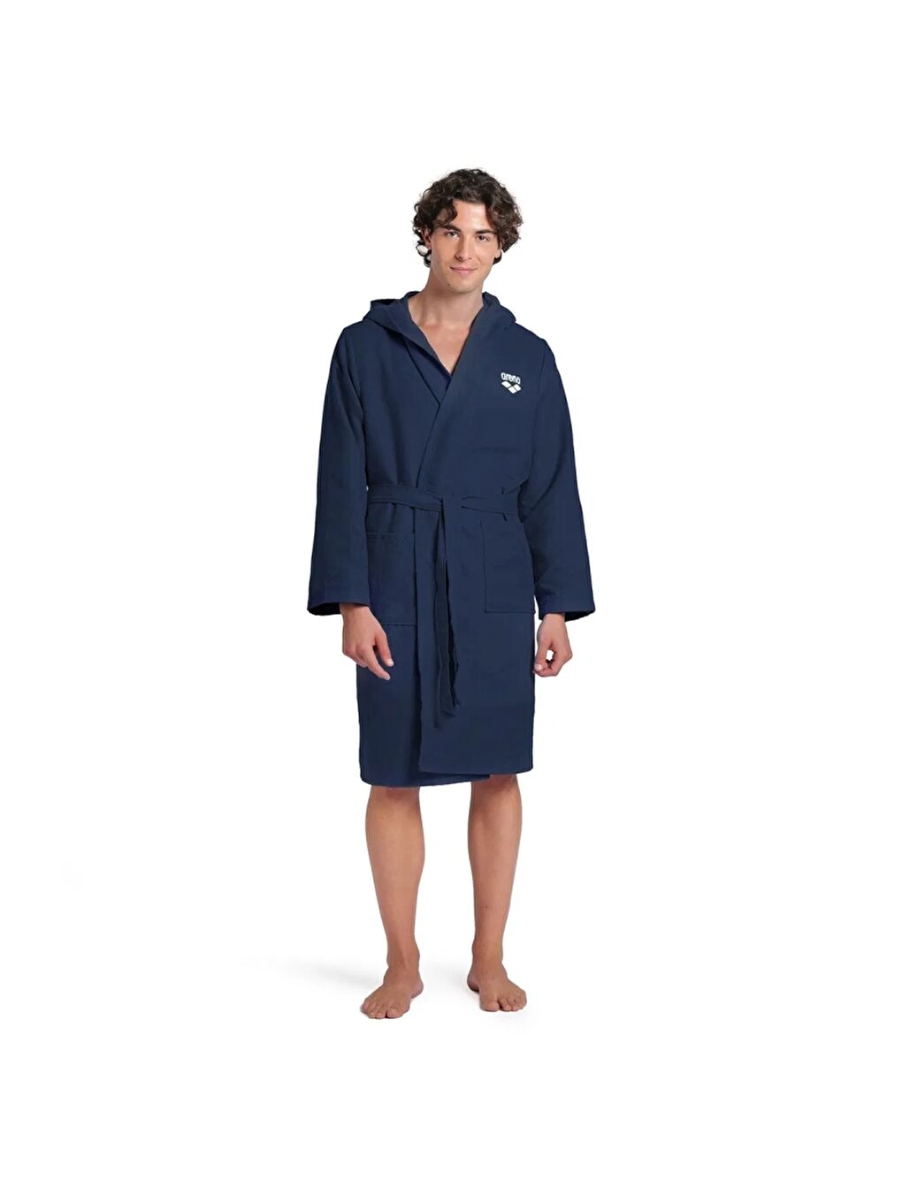 Compact Microfiber Robe Unisex Lacivert Bornoz 009034710
