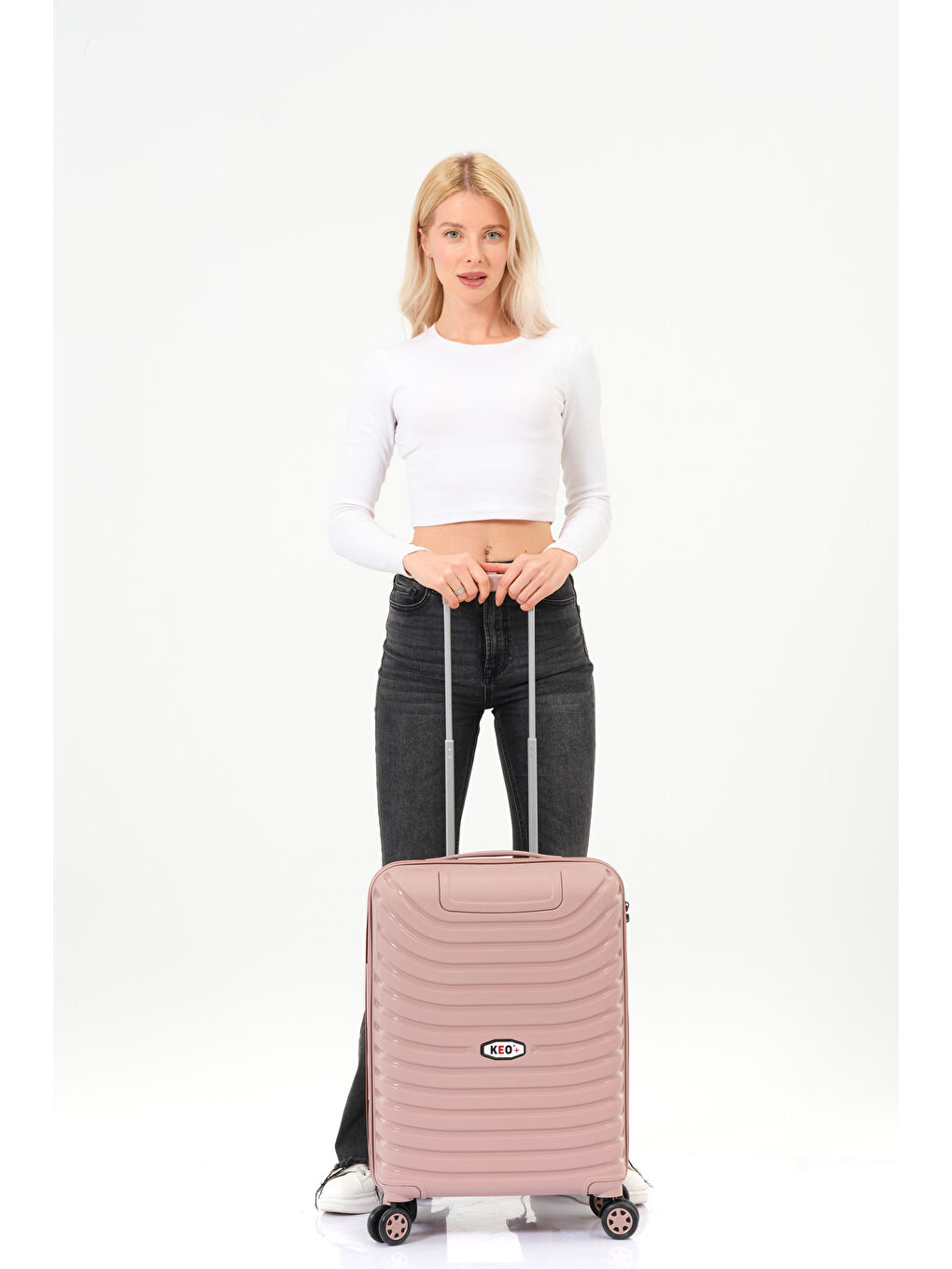 Pembe Kabin Boy Pudra PP Valiz-4