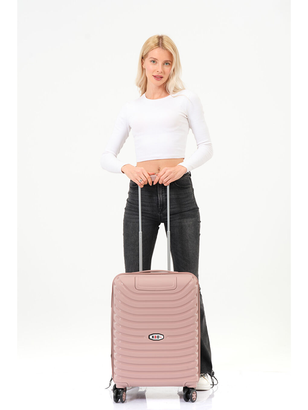 Pembe Kabin Boy Pudra PP Valiz-7