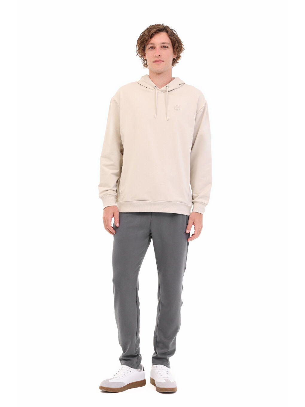 MB SN73 HOODIE 5PR Bej Erkek Sweatshirt-2