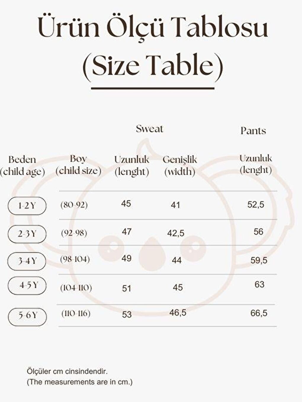 Bej Cozy Minds Alt Üst Takım-3