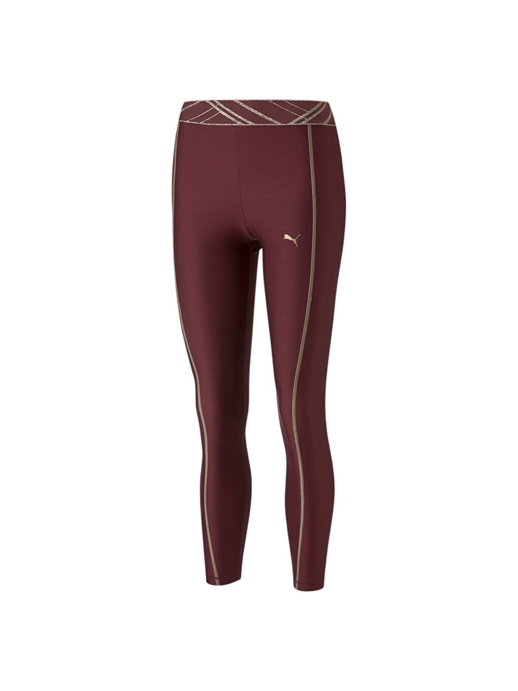 Karışık Deco Glam Yüksek Bel Tam Boy Kadın Antrenman Taytı