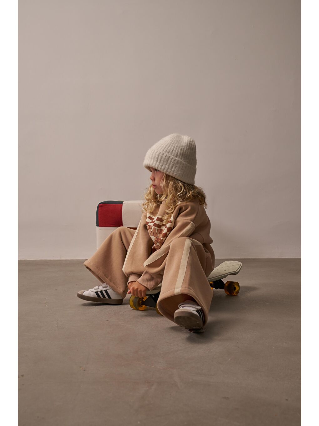 Bej Cozy Minds Alt Üst Takım-4