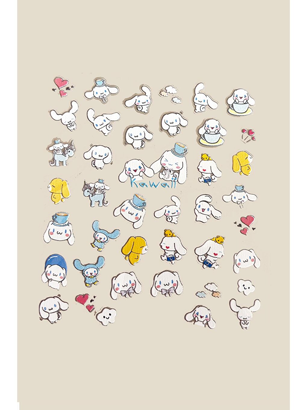 Cinnamon Kendinden Yapışkanlı Tırnak Sticker