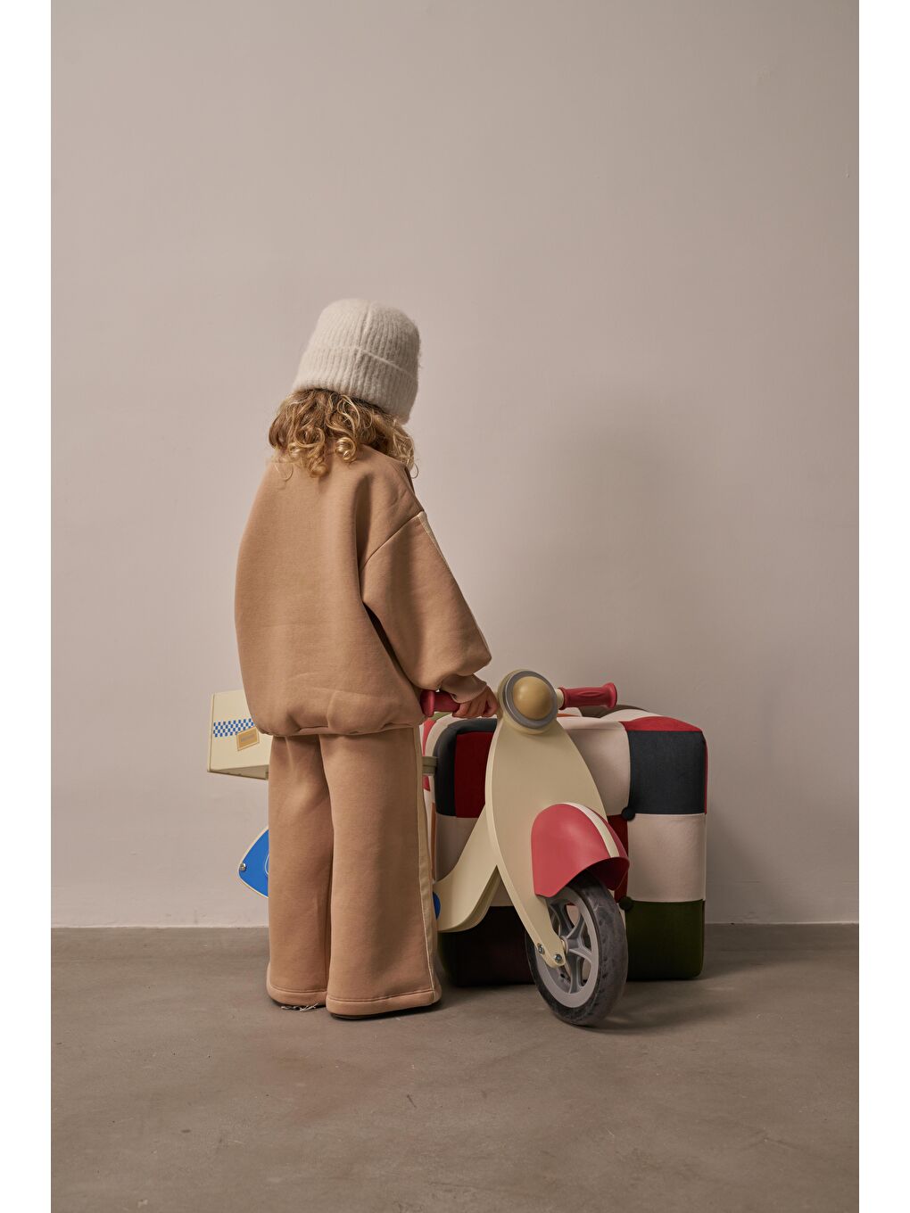 Bej Cozy Minds Alt Üst Takım-5