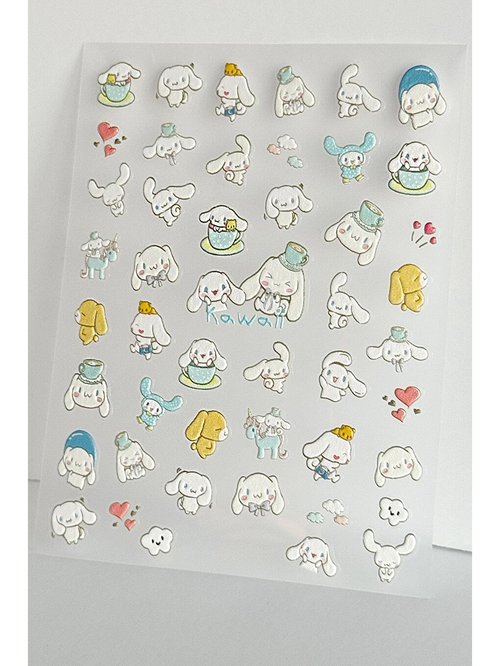 Cinnamon Kendinden Yapışkanlı Tırnak Sticker-2