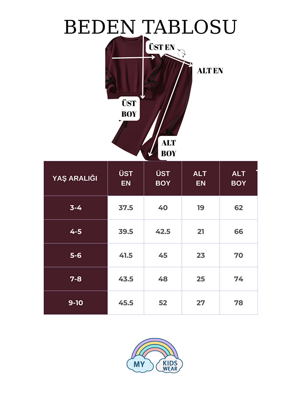 Siyah Kız Çocuk Çift Şerit Kurdele Eşofman Takımı 4-16 Yaş 12375-1