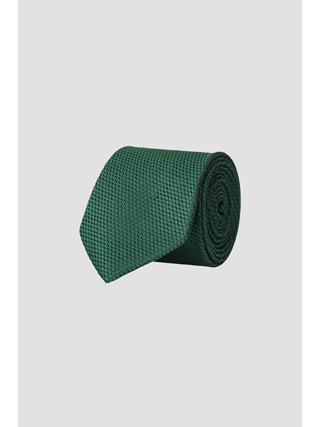 Erkek Yeşil Desenli Yeşil Klasik Kravat