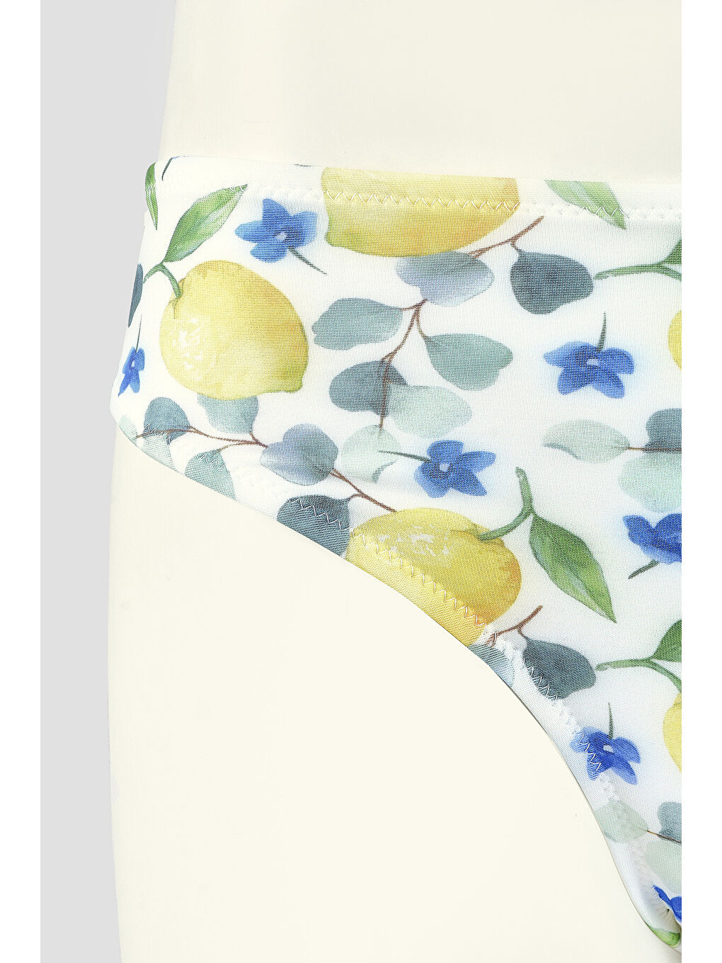 Karışık Renkli Lemon Tek Alt Bikini-1