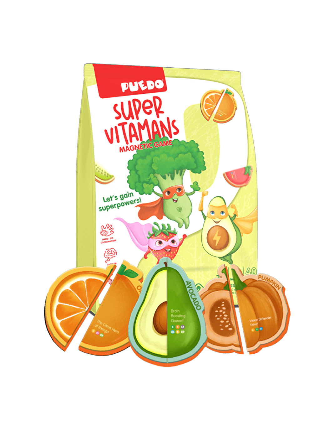 Super Vitamans, Manyetik Eşleştime Oyunu-1