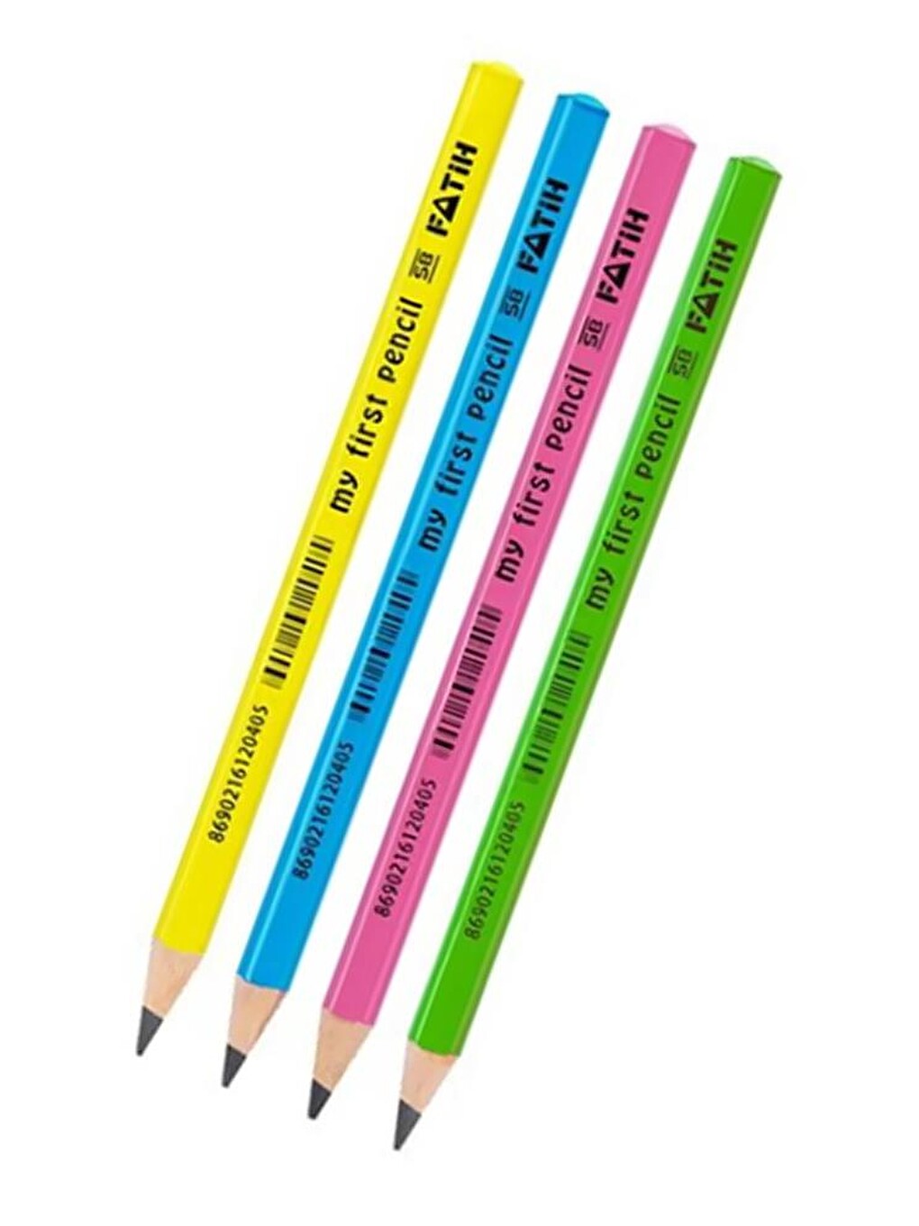 Ilk Kalemim Jumbo Üçgen Başlangıç Kalemi Siyah 8 Adet Jumbo Kurşun Kalem Triangular-2
