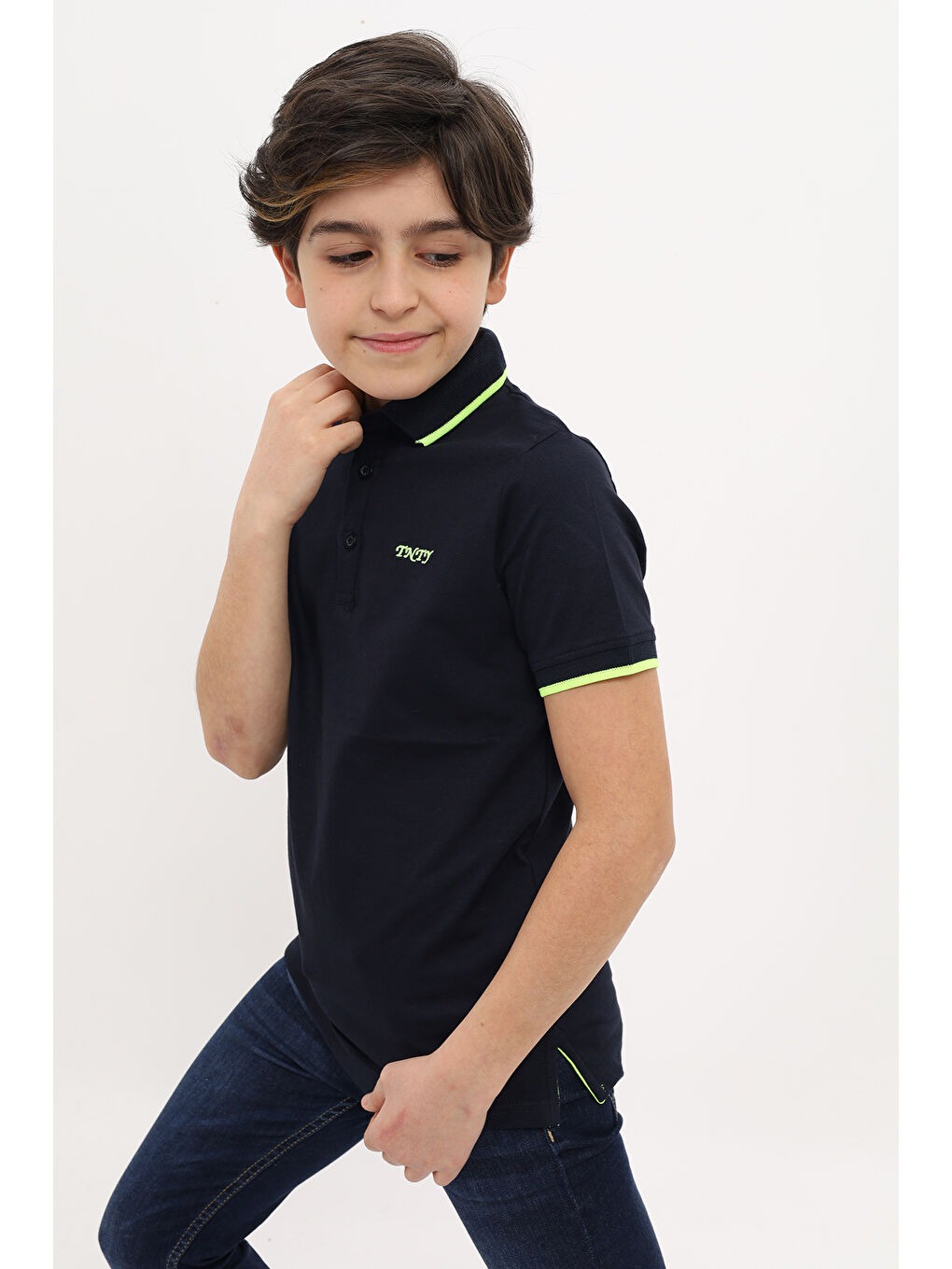 Lacivert Erkek Çocuk Tişört-2