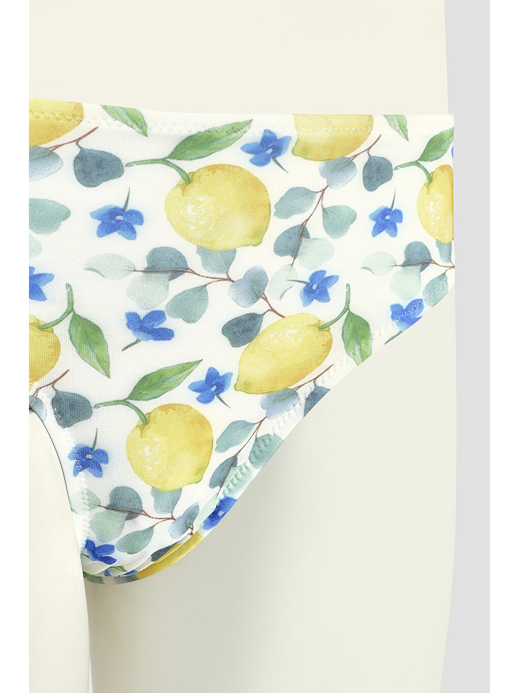 Karışık Renkli Lemon Tek Alt Bikini-2
