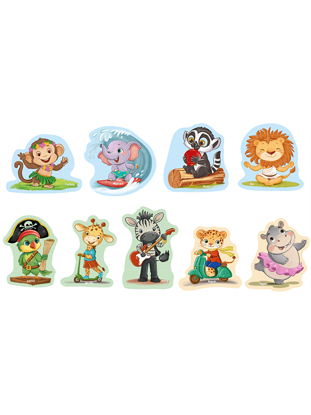 Puffy Puzzle Safari Animals-2