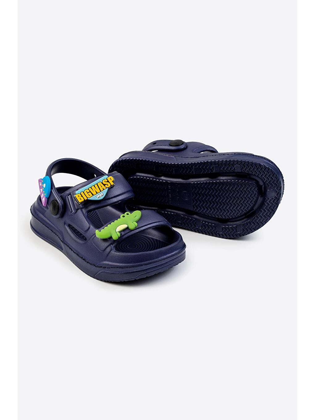 Lacivert Çocuk Yazlık Terlik-2