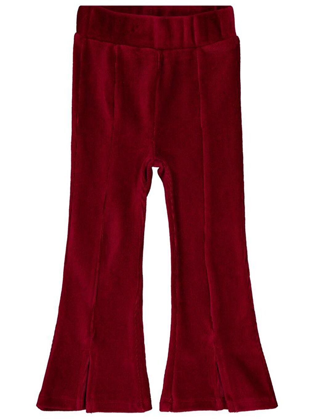 Girls Yırtmaçlı 2-5 Yaş Tayt - Bordo 5-6 Yaş