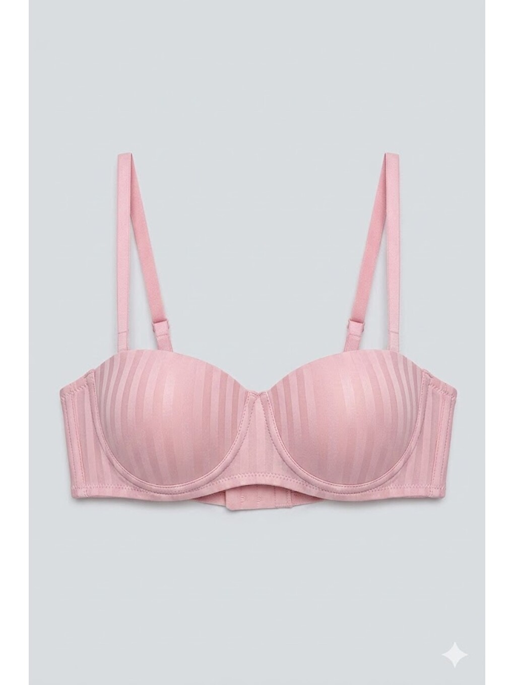 Dolgusuz Straplez Sütyen C17051 Pembe
