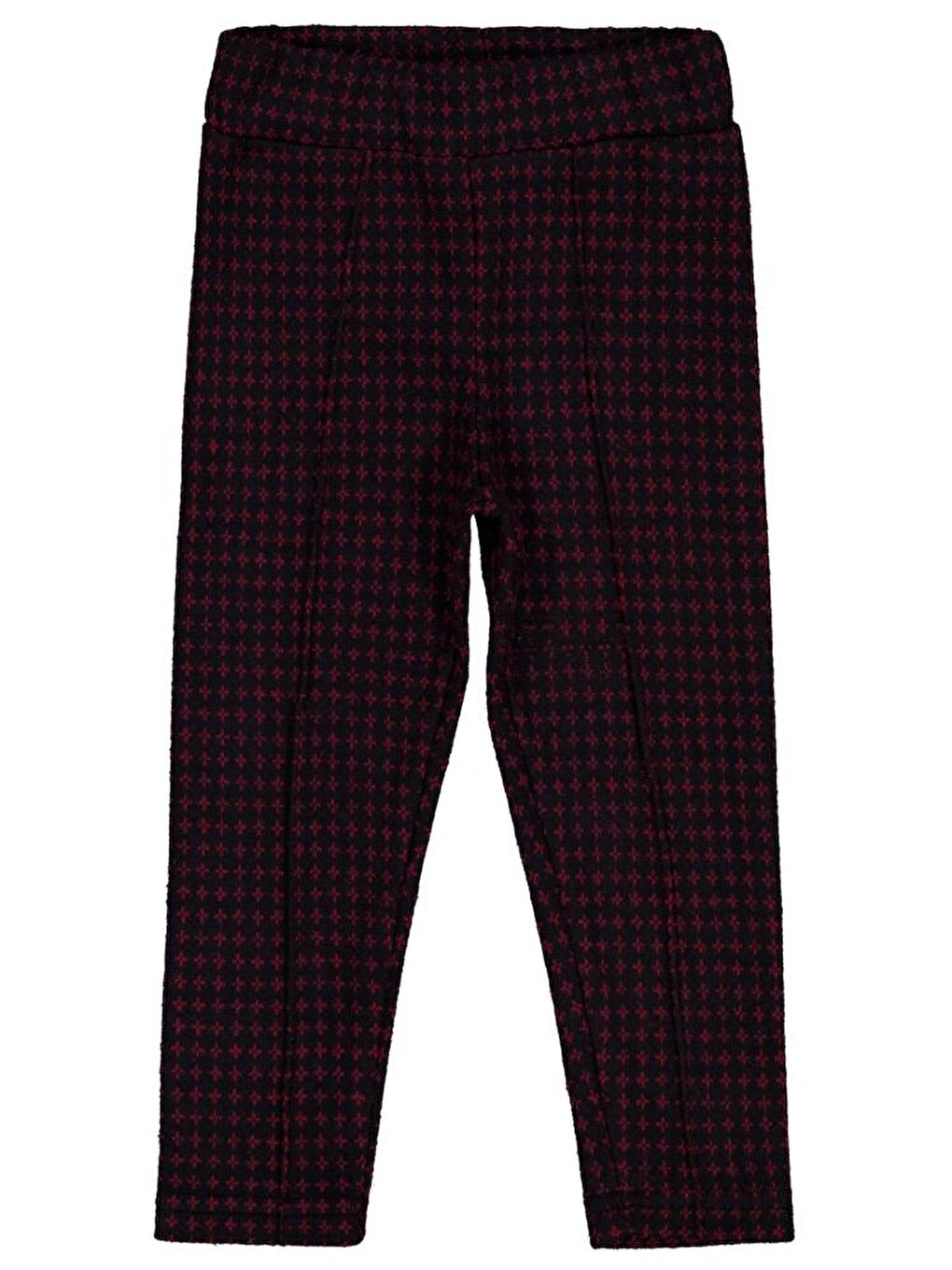 Girls Yıldız Desen 2-5 Yaş Tayt - Bordo 5-6 Yaş-1