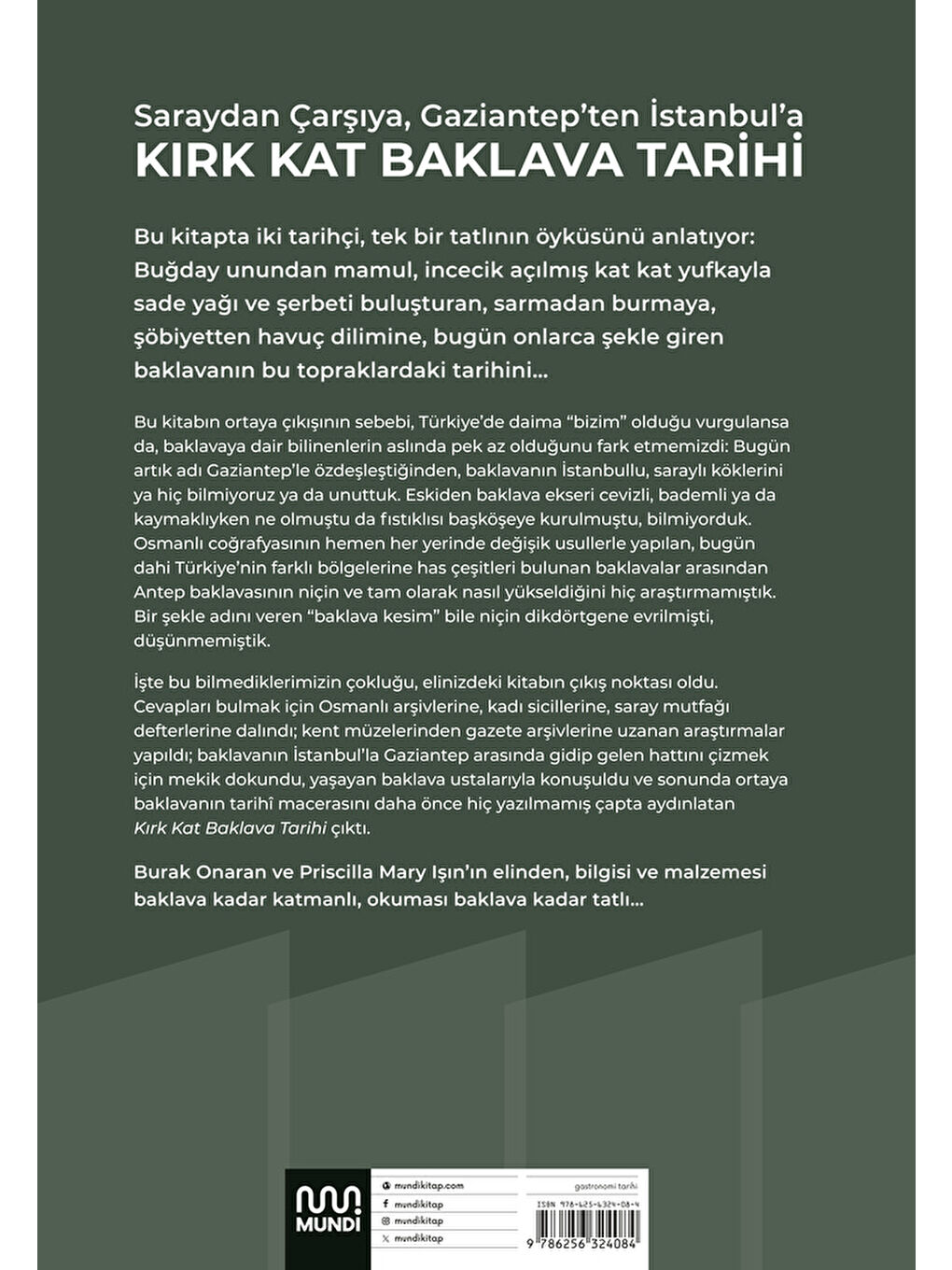 Kırk Kat Baklava Tarihi-2