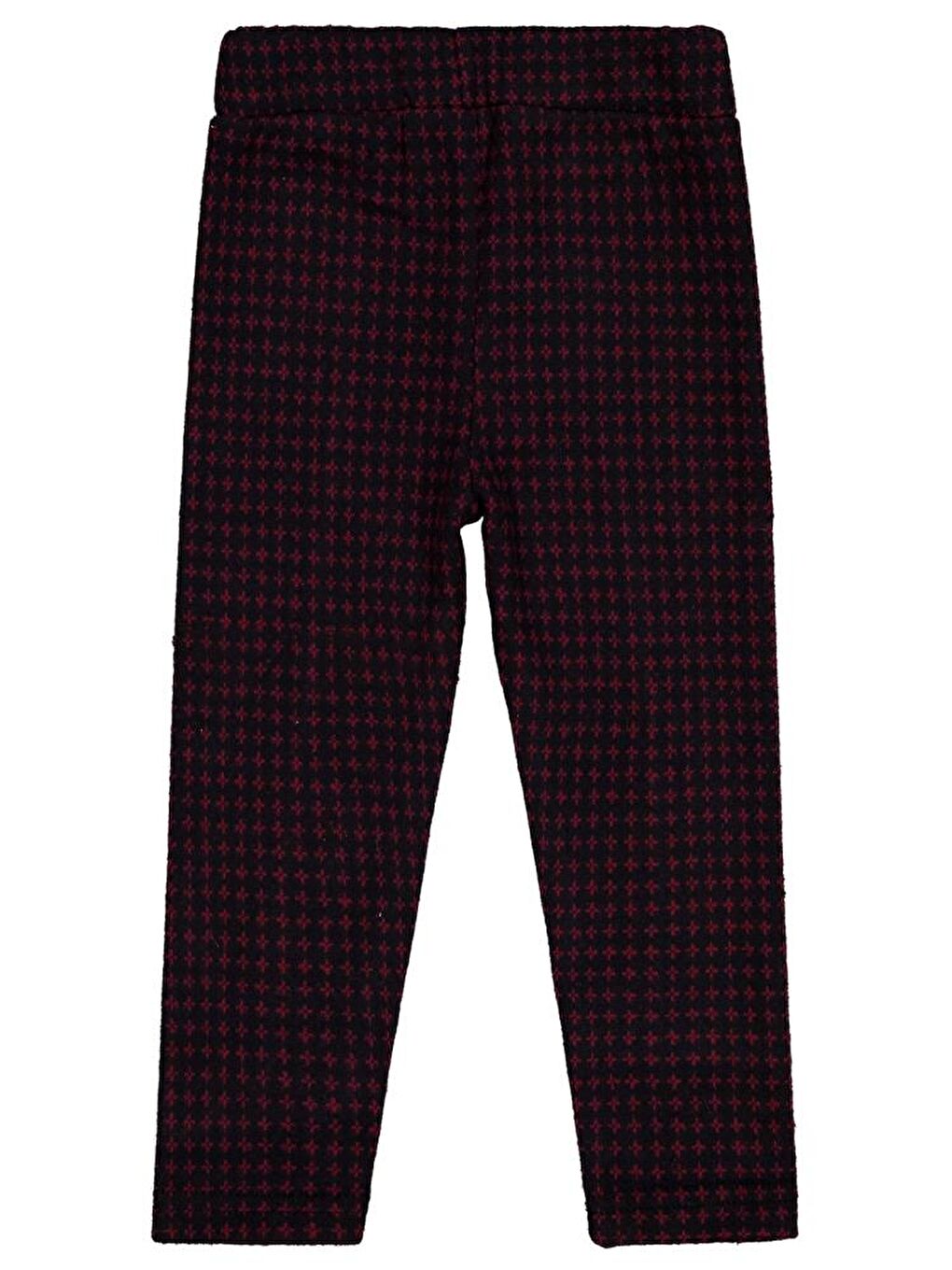 Girls Yıldız Desen 2-5 Yaş Tayt - Bordo 5-6 Yaş