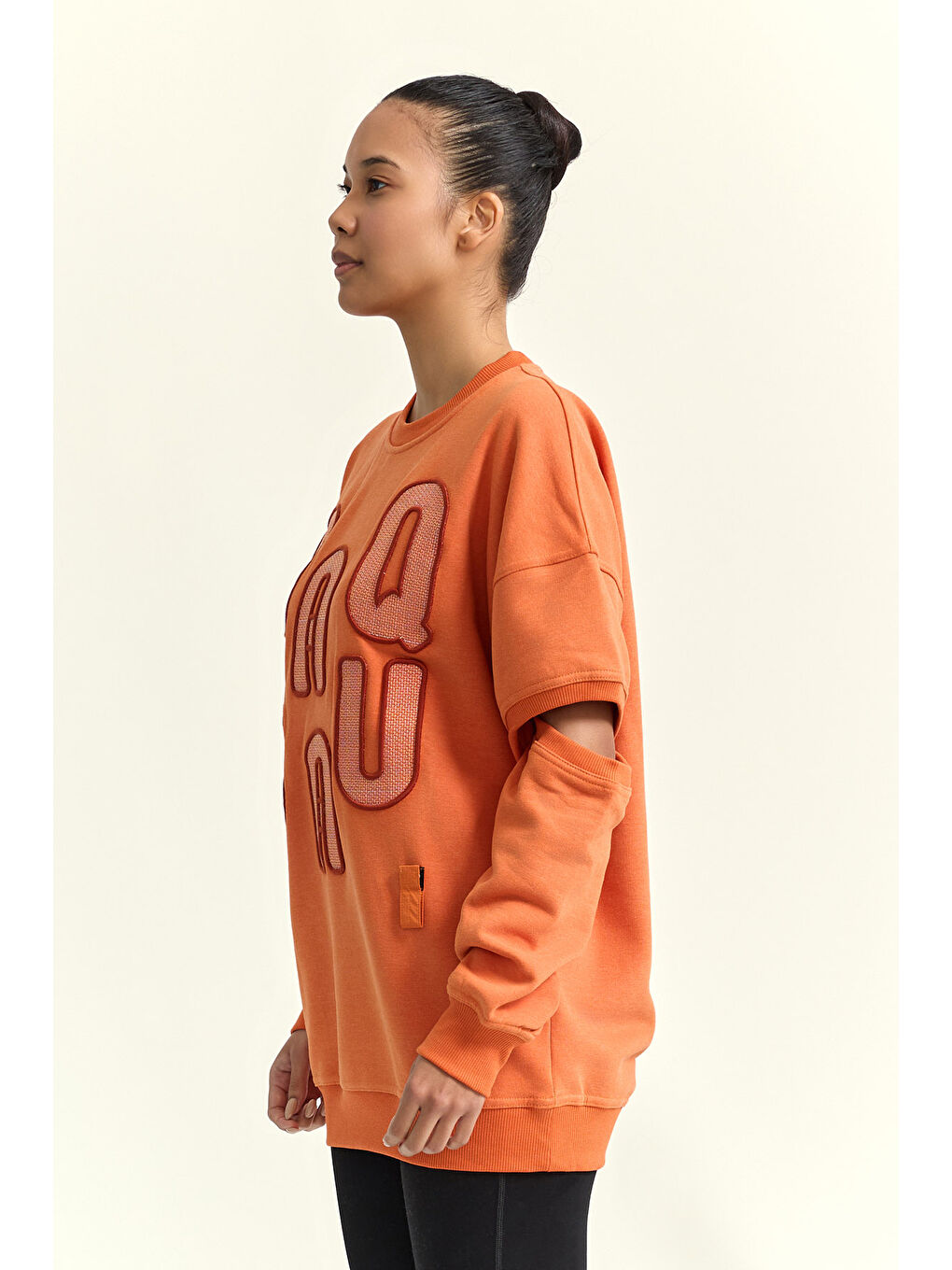 Turuncu Kyz Sweatshirt   Damask-2