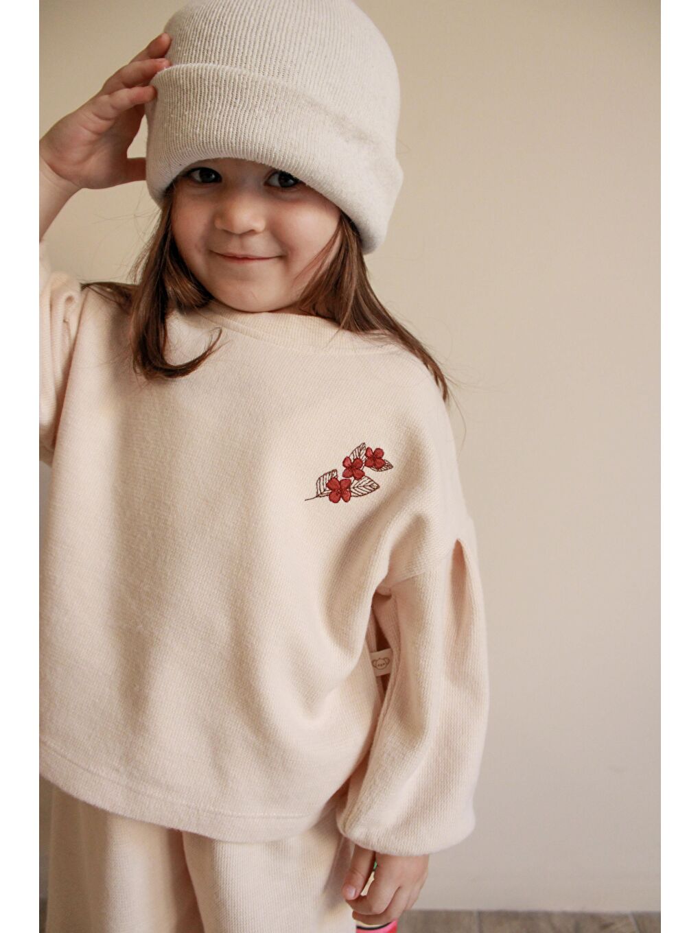 Bej Pastel Soft Touch Alt Üst Takım-1