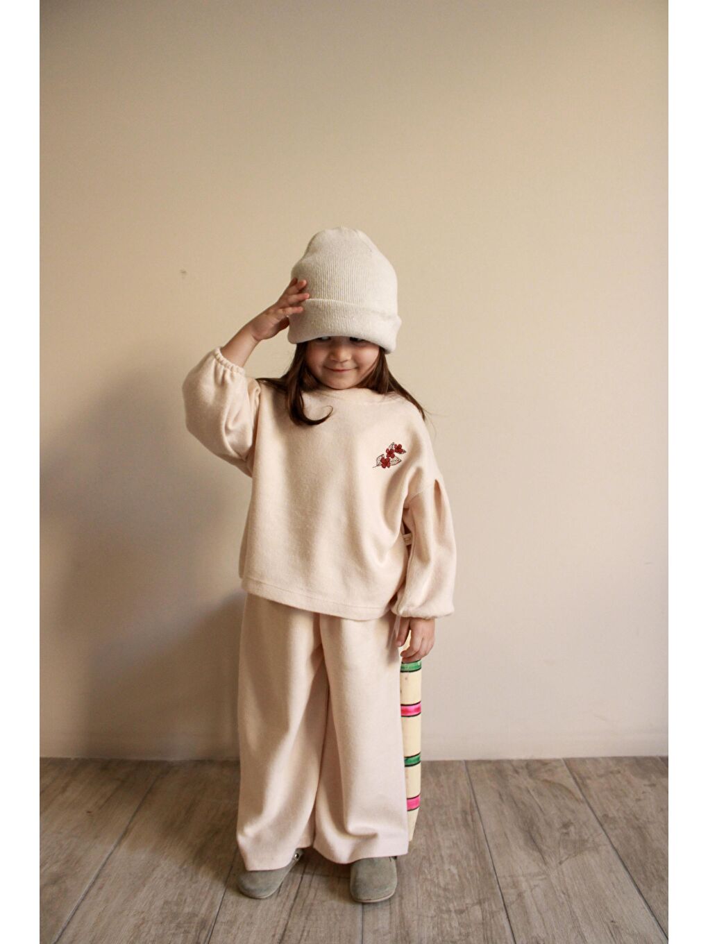 Bej Pastel Soft Touch Alt Üst Takım-4