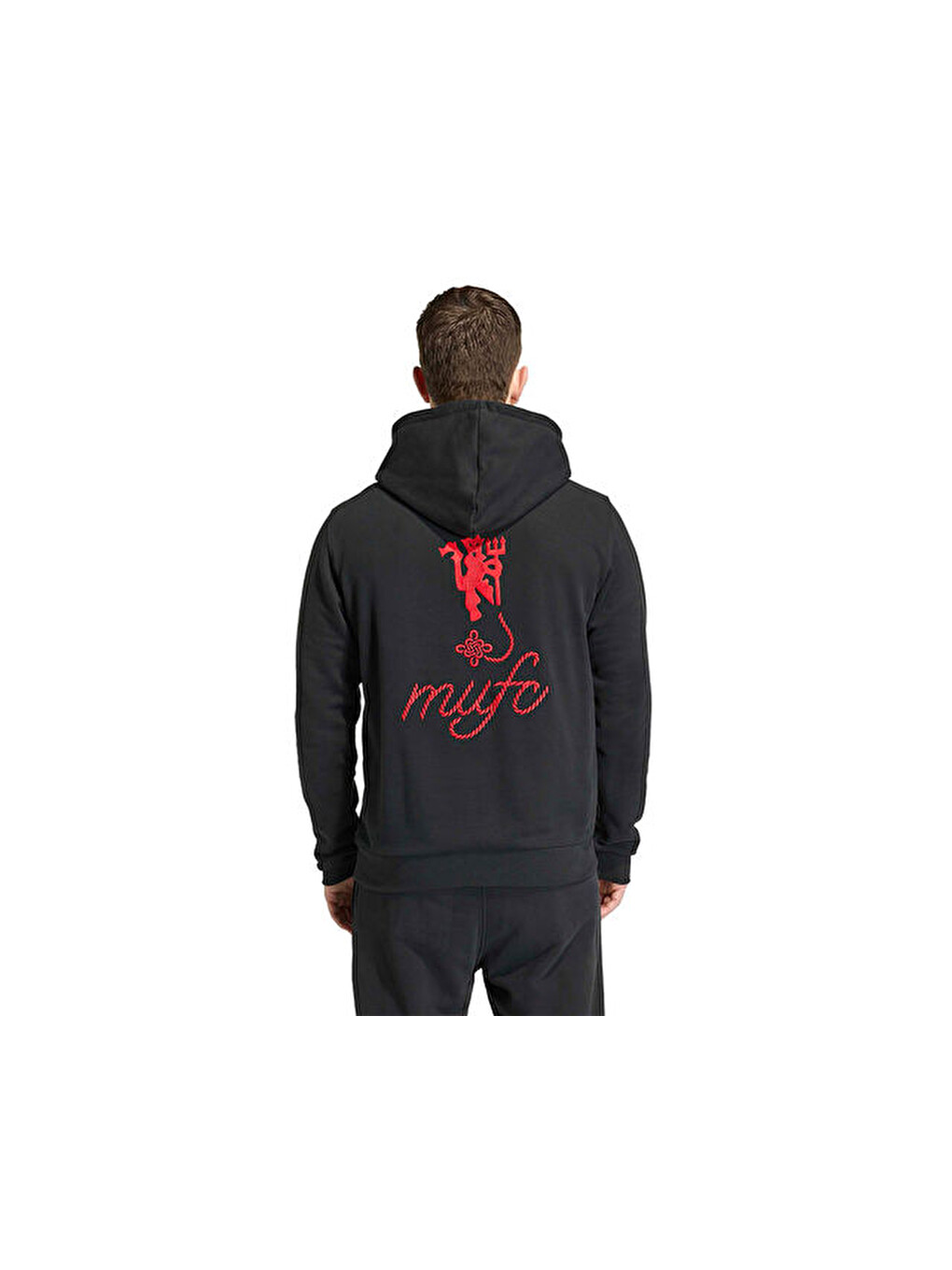 Mufc Cs Hd Erkek Futbol Sweatshirts Jm5565 Siyah-1