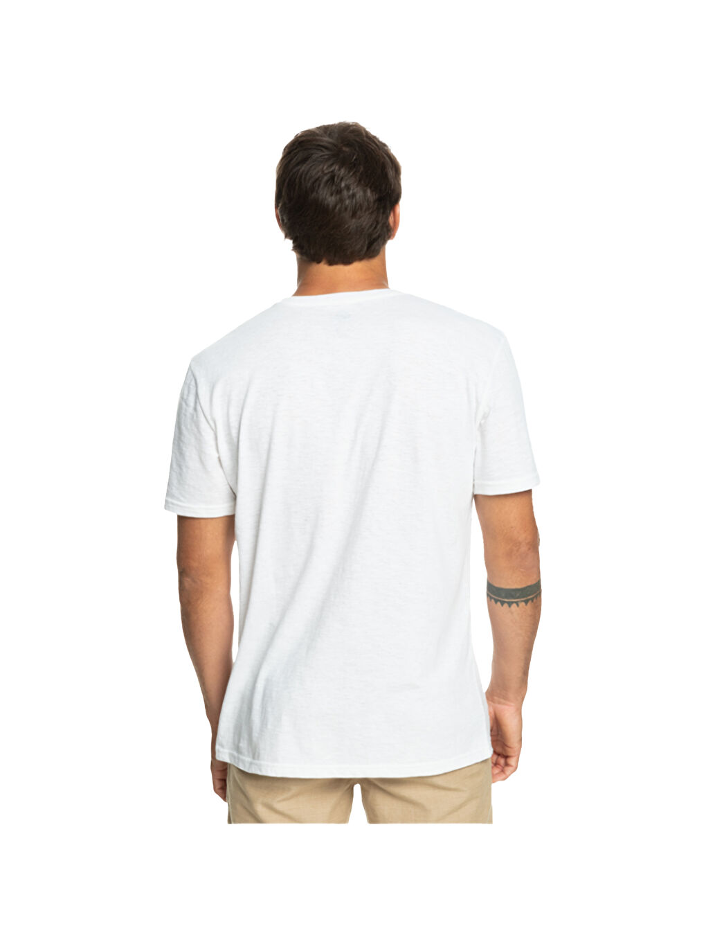 Beyaz Qssurfclubii Erkek Renkli Tişört-2